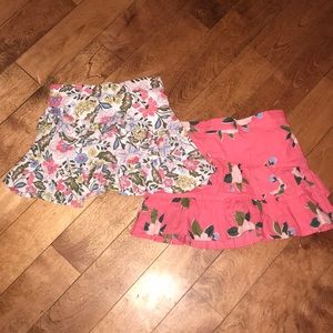 Carter’s skirts w/cartwheel shorts, set of 2, 4T